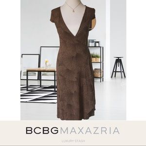 BCBGMaxAzria PERFECT WRAP DRESS MAXI